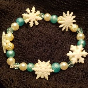 Handmade Winter Snowflake Bracelet